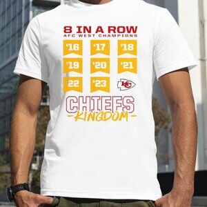 Kansas City Chiefs Eight In A Row AFC West Champions Kingdom Victory Graphic 05